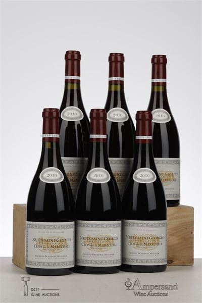 NUITS ST GEORGES CLOS DE LA MARECHALE 2010 - Jacques Frederic Mugnier - 6 Bottles