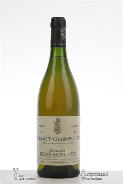 MEURSAULT CHARMES 1993 - Rene Monnier - 1 Bottle