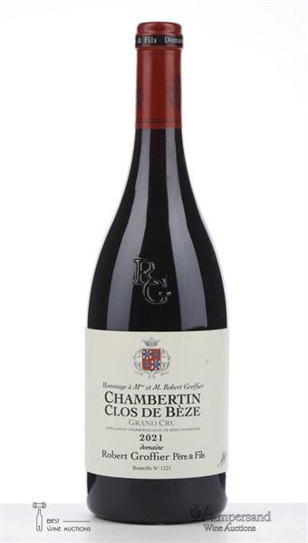 CHAMBERTIN CLOS DE BEZE 2021 - Robert Groffier - 1 Bottle