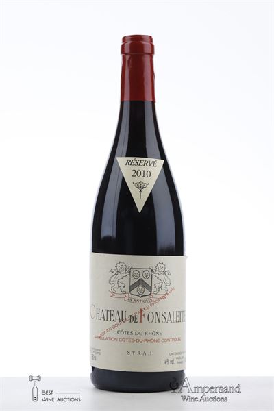 CHATEAU DE FONSALETTE SYRAH 2010 - Reynaud - 1 Bottle