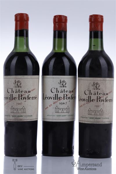 LEOVILLE POYFERRE 1947 - Mc - 3 Bottles