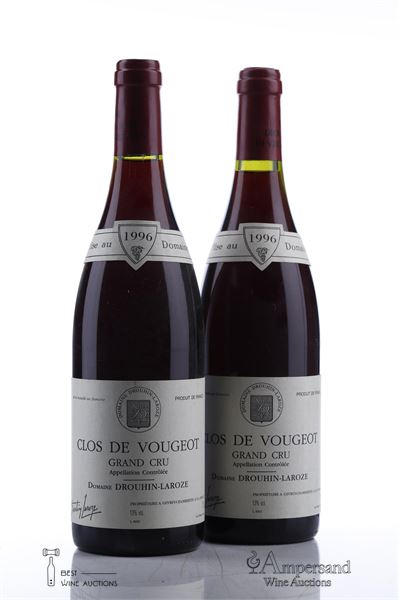 CLOS VOUGEOT 1996 - Drouhin Laroze - 2 Bottles