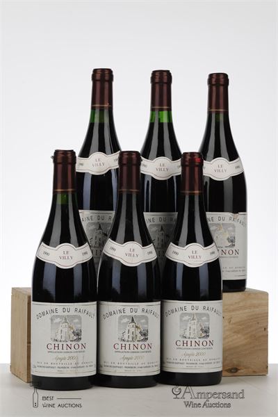 CHINON LE VILLY APOGEE 2000 1990 - Domaine du Raifault - 6 Bottles