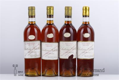 GILETTE CREME DE TETE GRANDE RESERVE 1949 - Mc - 4 Bottles