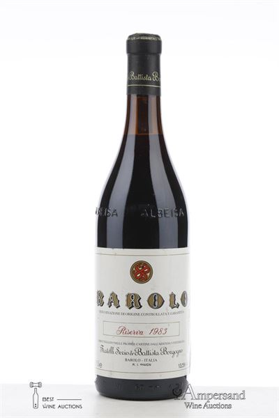 BAROLO RISERVA 1983 - Sergio e Battista Borgogno - 1 Bottle