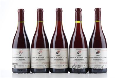 VOSNE ROMANEE LES BRULEES 1997 - Rene Engel - 5 Bottles