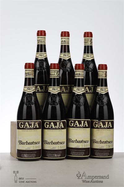 BARBARESCO 1969 - Gaja - 7 Bottles