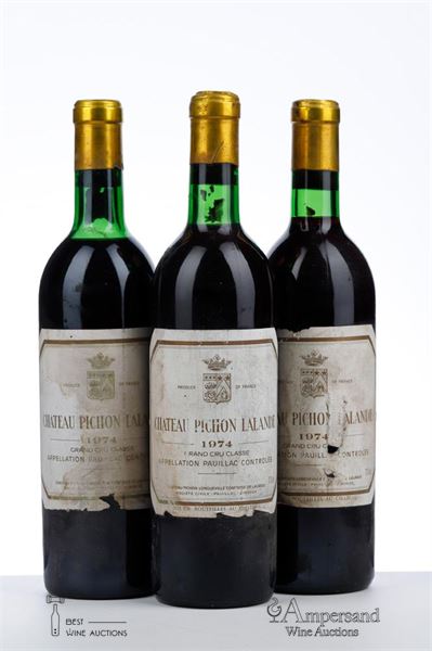 PICHON COMTESSE 1974 - 3 Bottles