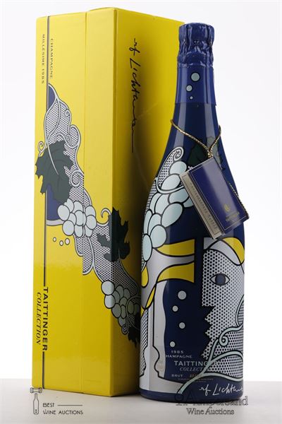 TAITTINGER COLLECTION LICHTENSTEIN 1985 - Taittinger - 1 Bottle - Giftbox