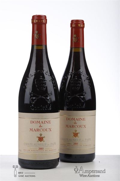 CHATEAUNEUF DU PAPE MARCOUX 2003 - Domaine de Marcoux - 2 Bottles