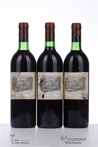 LAFITE ROTHSCHILD 1976 - Mc - 3 Bottles