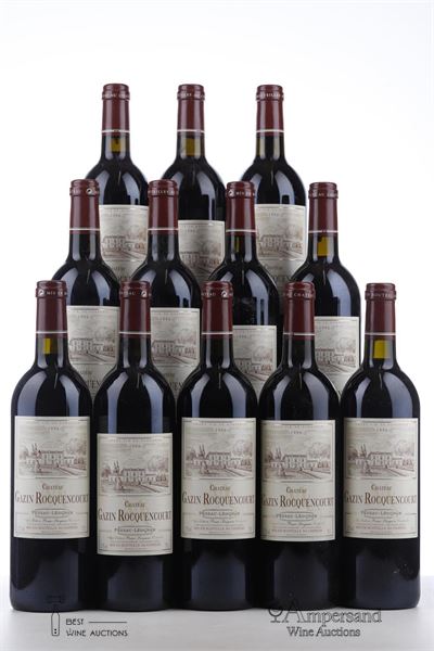 GAZIN ROCQUENCOURT 1996 - Mc - 16 Bottles