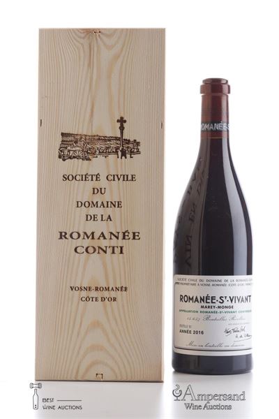 ROMANEE ST VIVANT 2016 - Domaine de la Romanee Conti - 1 Bottle - Owc 1