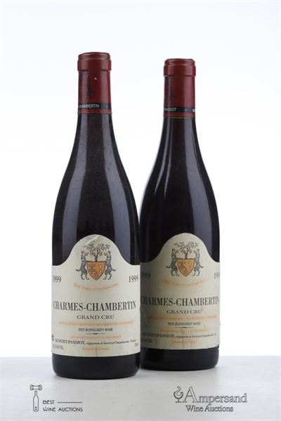 CHARMES CHAMBERTIN 1999 - Geantet Pansiot - 2 Bottles