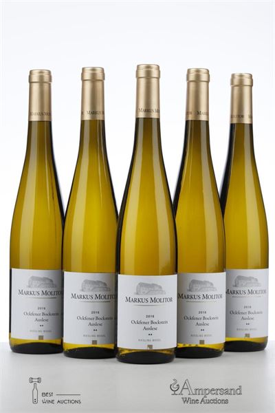 RIESLING AUSLESE OCKFENER BOCKSTEIN GOLD CAPSULE 2016 - Markus Moliter - 5 Bottles