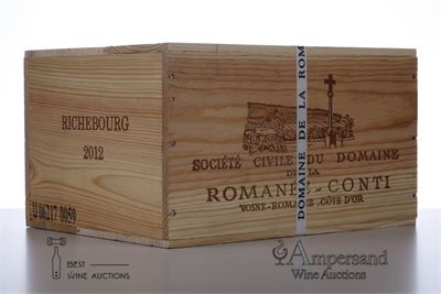 RICHEBOURG Domaine de la Romanee Conti 2012 - 6 Bottles in Owc 6
