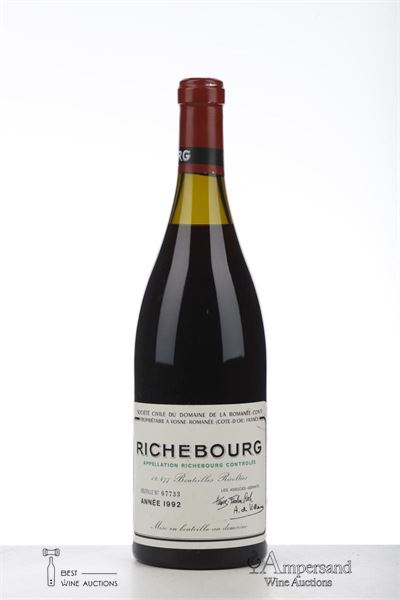 RICHEBOURG 1992 - Domaine de la Romanee Conti - 1 Bottle
