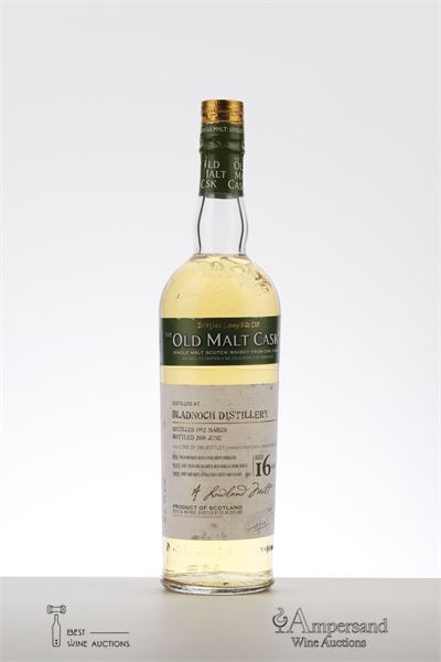 BLADNOCH THE OLD MALT CASK SINGLE MALT 16 Y 1992 - Douglas Laing  Distilled 1992 - Bottled 2008 - 50% ABV - 295 bottles produced - 1 x 0,7Ltr