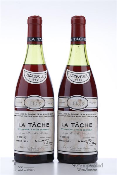 LA TACHE 1982 - Domaine de la Romanee Conti - 2 Bottles