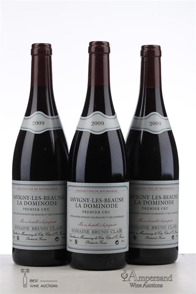 SAVIGNY LES BEAUNE LA DOMINODE 2009 - Bruno Clair - 3 Bottles