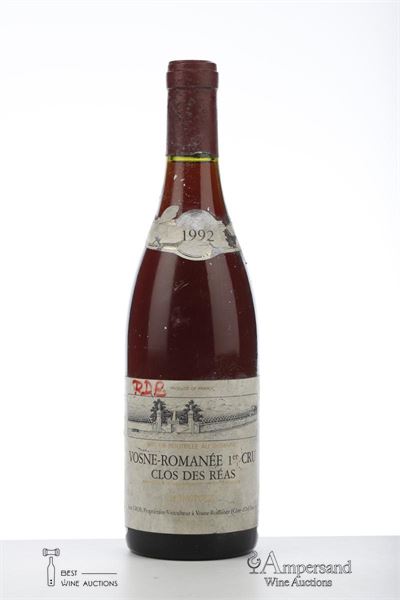 VOSNE ROMANEE CLOS DES REAS 1992 - Jean Gros - 1 Bottle
