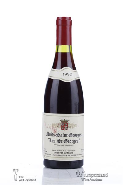 NUITS ST GEORGES LES ST GEORGES 1990 - Chiccotot - 1 Bottle