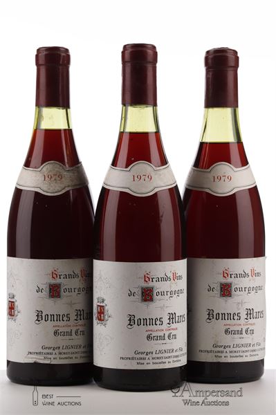 BONNES MARES 1979 - Georges Lignier - 3 Bottles