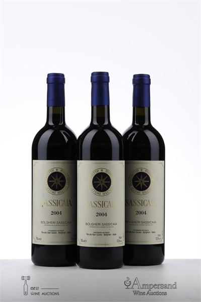 SASSICAIA 2004 - Tenuta San Guido - 3 Bottles