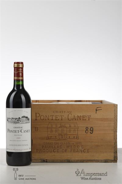 PONTET CANET 1989 - Mc - 12 Bottles - Owc 12