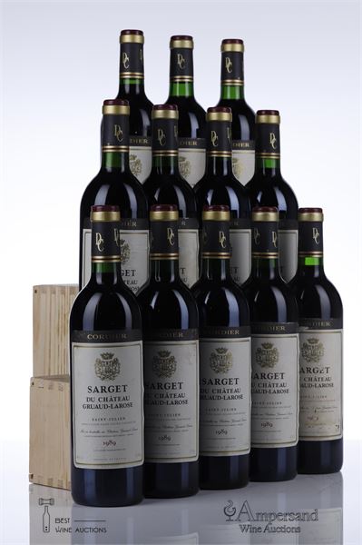 SARGET DE GRUAUD LAROSE 1989 - 12 Bottles