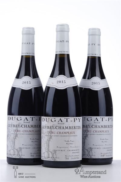 GEVREY CHAMBERTIN CHAMPEAUX TRES VIEILLES VIGNES 2015 - Bernard Dugat Py - 3 Bottles