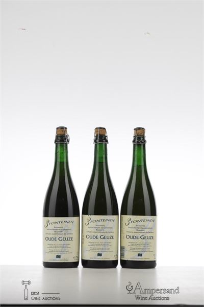 OUDE GEUZE NV - 3 Fonteinen - 3 Bottles - Bottled 2002 + 2003