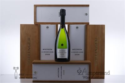 BOLLINGER LA GRANDE ANNEE 2008 - Bollinger - 6 Bottles - Owc 1