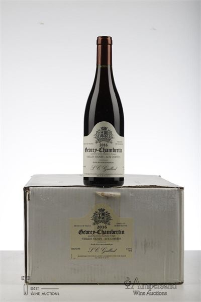 GEVREY CHAMBERTIN AUX CORVEES VIEILLES VIGNES 2016 - Guillard - 12 Bottles - Oc 12