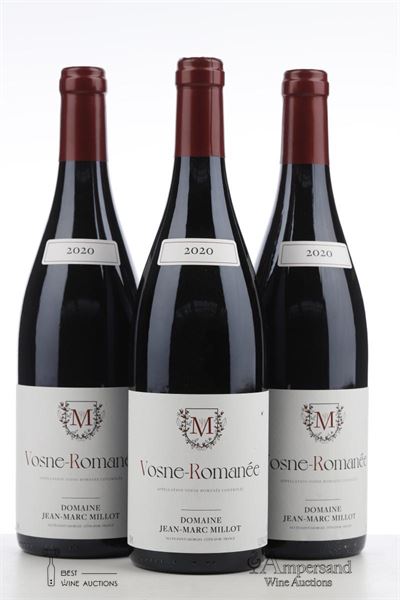 VOSNE ROMANEE 2020 - Jean Marc Millot - 3 Bottles