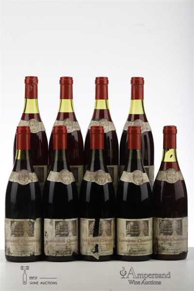 LATRICIERES CHAMBERTIN 1970 - Philippe Bonsal - 9 Bottles
