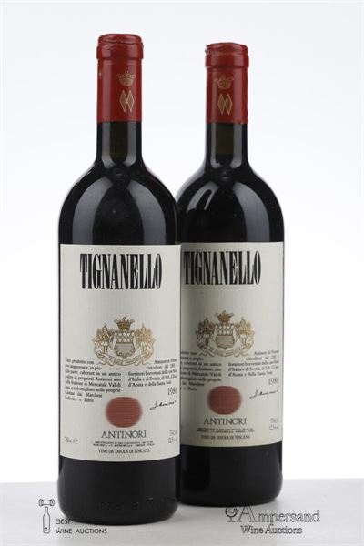 TIGNANELLO 1986 - Antinori - 2 Bottles