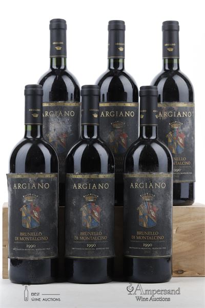 BRUNELLO DI MONTALCINO RISERVA 1990 - Argiano - 6 Bottles