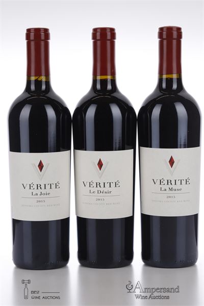 VERITE ASSORTMENT- JOIE/MUSE/DESIR 2015 - Verite  - 3 Bottles - Owc 3