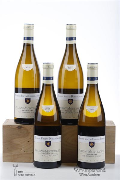 PULIGNY MONTRACHET LES CHAMPS GAINS 2017 - Dureuil Janthial - 4 Bottles