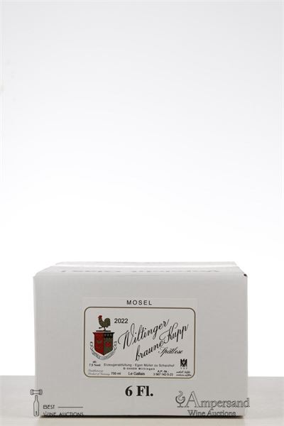 WILTINGER BRAUNE KUPP RIESLING SPATLESE 2022 - Egon Muller - 6 Bottles - Oc 6