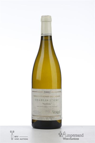 CHABLIS VAILLONS VIEILLES VIGNES DES MINOTS 2002 - Verget - 1 Bottle