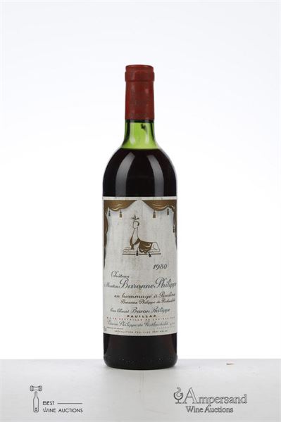 MOUTON BARONNE PHILIPPE 1980 - Mc - 1 Bottle