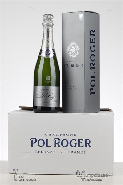 POL ROGER PURE EXTRA BRUT NV - Pol Roger - 6 Bottles - Oc 1