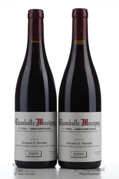 CHAMBOLLE MUSIGNY LES AMOUREUSES Georges Roumier 2009 - 2 Bottles