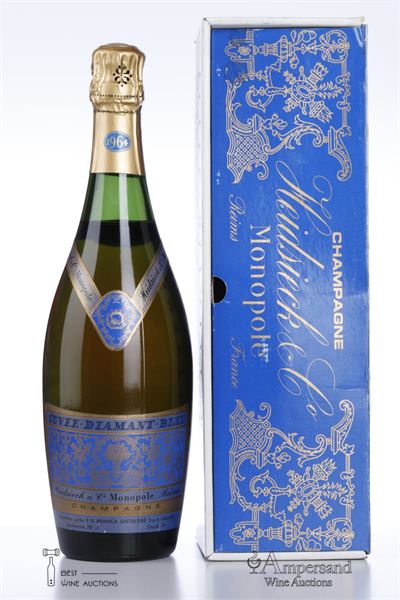 HEIDSIECK CUVEE SPECIALE DIAMANT BLEU 1964 - Heidsieck - 1 Bottle - Oc 1