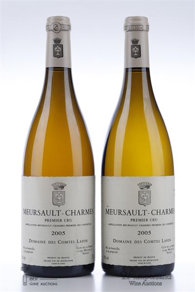 MEURSAULT CHARMES 2005 - Comtes Lafon - 2 Bottles