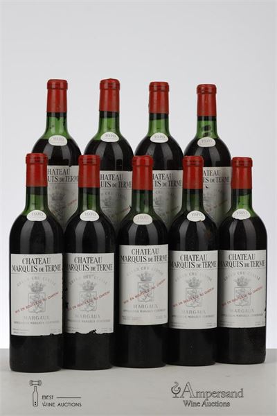MARQUIS DE TERME 1970 - Mc - 9 Bottles