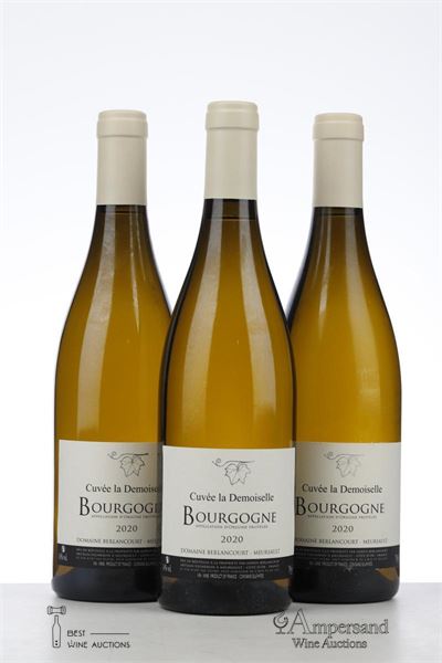BOURGOGNE BLANC CUVEE LA DEMOISELLE 2020 - Domaine Berlancourt - 3 Bottles