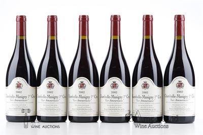 CHAMBOLLE MUSIGNY LES AMOUREUSES 2002 - Robert Groffier - 6 Bottles